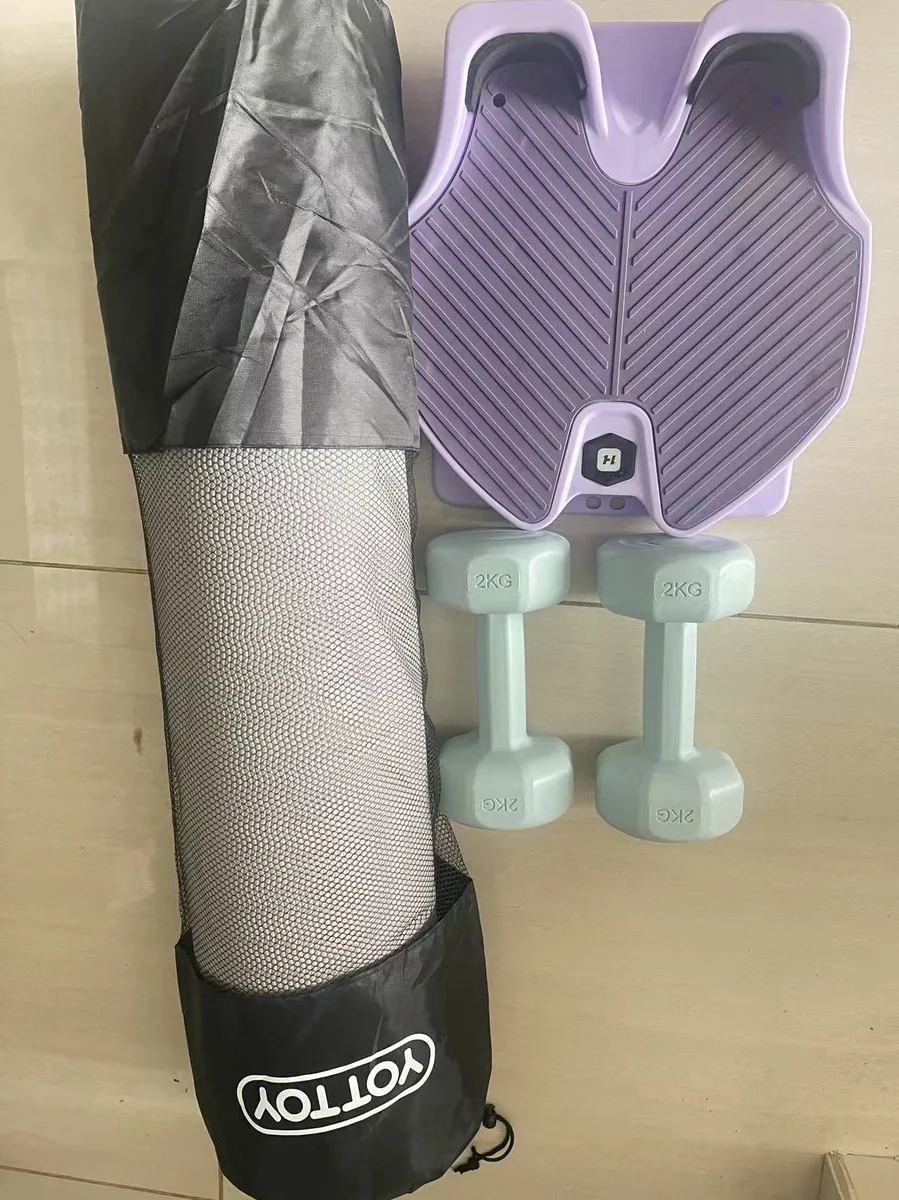 瑜伽垫+哑铃+拉筋板(基本全新,使用过5次左右)