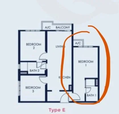 sl独卫大房转租（小studio）