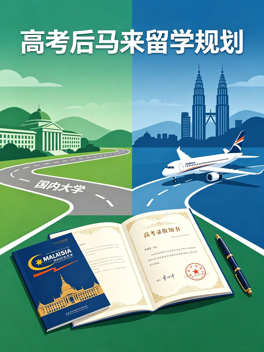 高考后马来留学完整规划｜分数对应院校、时间线、预算方案