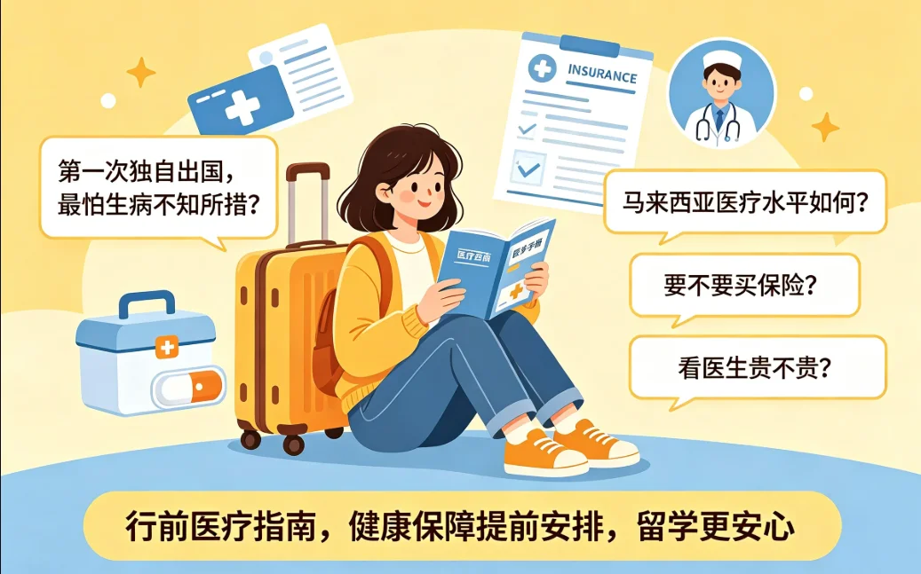 马来西亚留学，医疗健康这件事，出发前就必须搞懂！