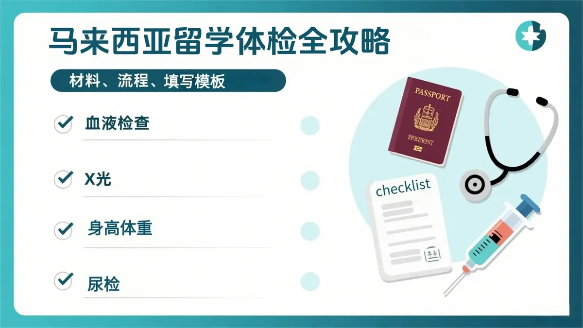 马来西亚留学新生体检注意事项有哪些？体检表怎么填写？