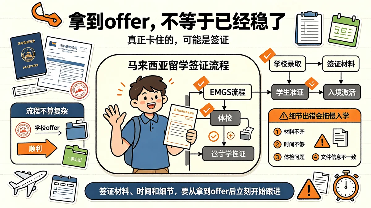 马来西亚留学签证申请，最容易犯的 5 个错误