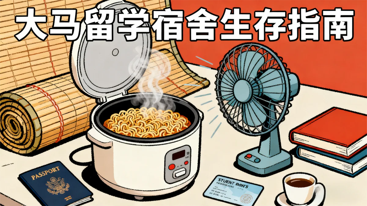 马来西亚留学这些“救命神器”你备齐了吗？尤其是住宿舍的同学！