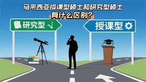 马来西亚授课型硕士和研究型硕士有什么区别？怎么选择适合自己的？