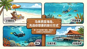 马来西亚海岛旅行怎么选？别只看照片，先看你想怎么玩