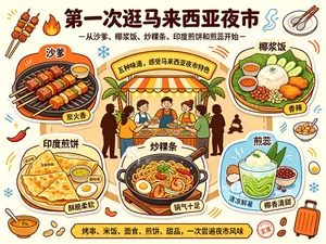 马来西亚夜市必吃五大小吃，第一次去照着吃就够了
