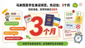 马来西亚学生准证续签｜别让一张过期的签证，打断你整段留学生活