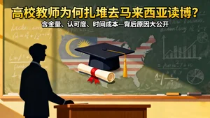 高校教师为何越来越青睐去马来西亚读博？
